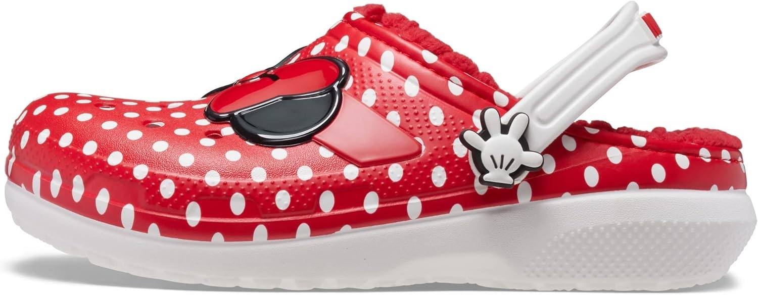 image:imageCrocs Kids Classic Lined Disney Clogs Mickey and Minnie Mouse Shoes and SlippersMinnie Mouse