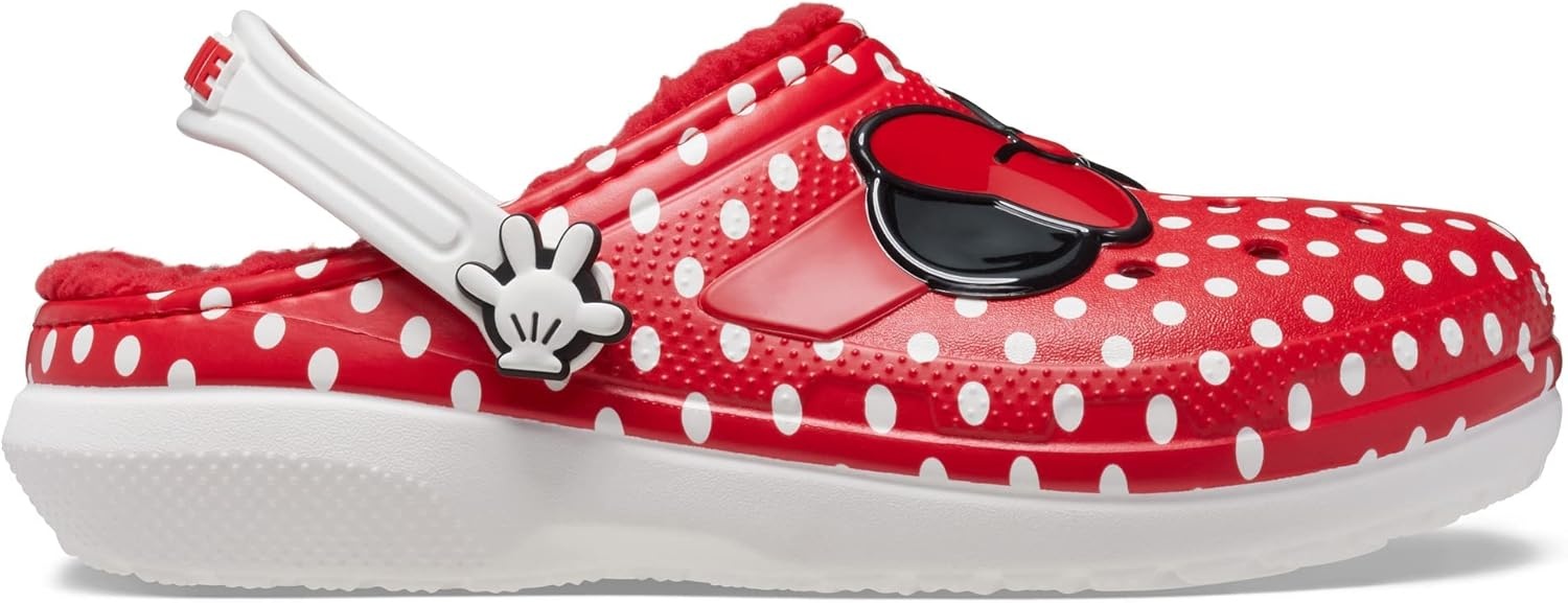 image:imageCrocs Kids Classic Lined Disney Clogs Mickey and Minnie Mouse Shoes and SlippersMinnie Mouse