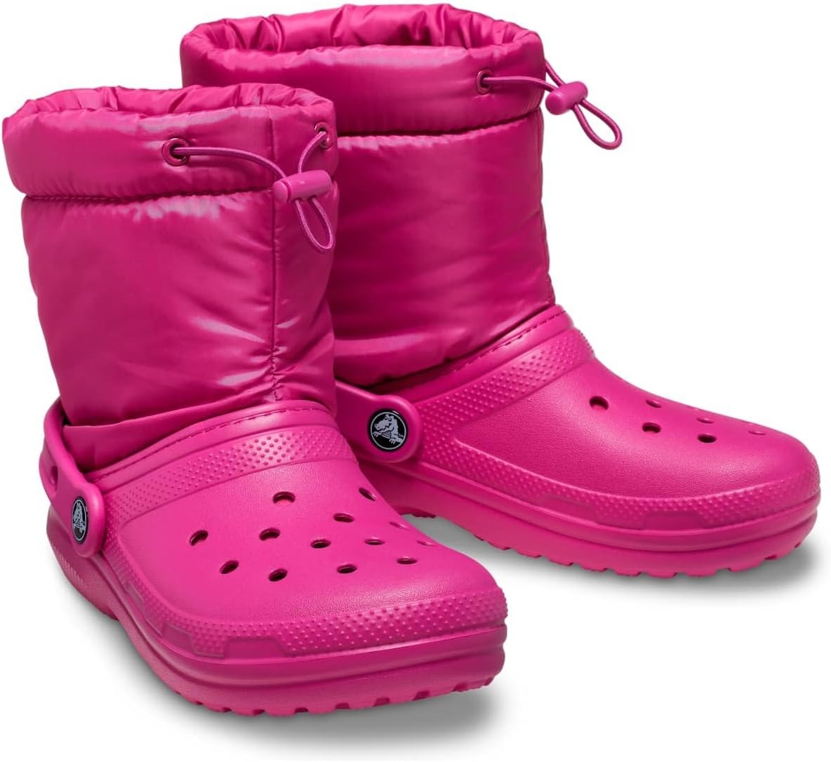 image:imageCrocs Kids Classic Lined Neo Puff BootFuchsia Fun