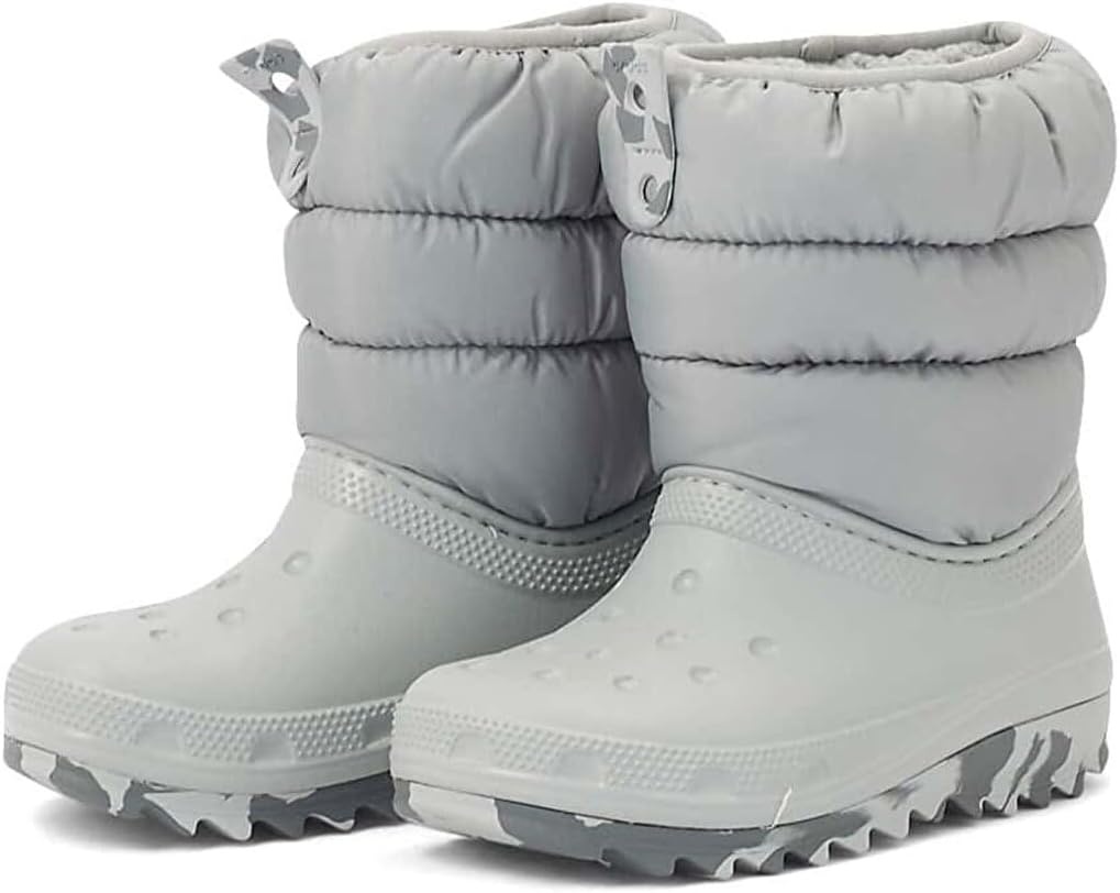 image:imageCrocs Kids Classic Lined Neo Puff BootLight Grey