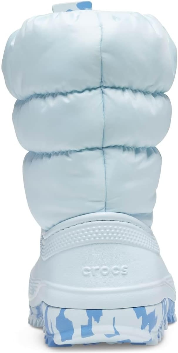 image:imageCrocs Kids Classic Lined Neo Puff BootMineral Blue