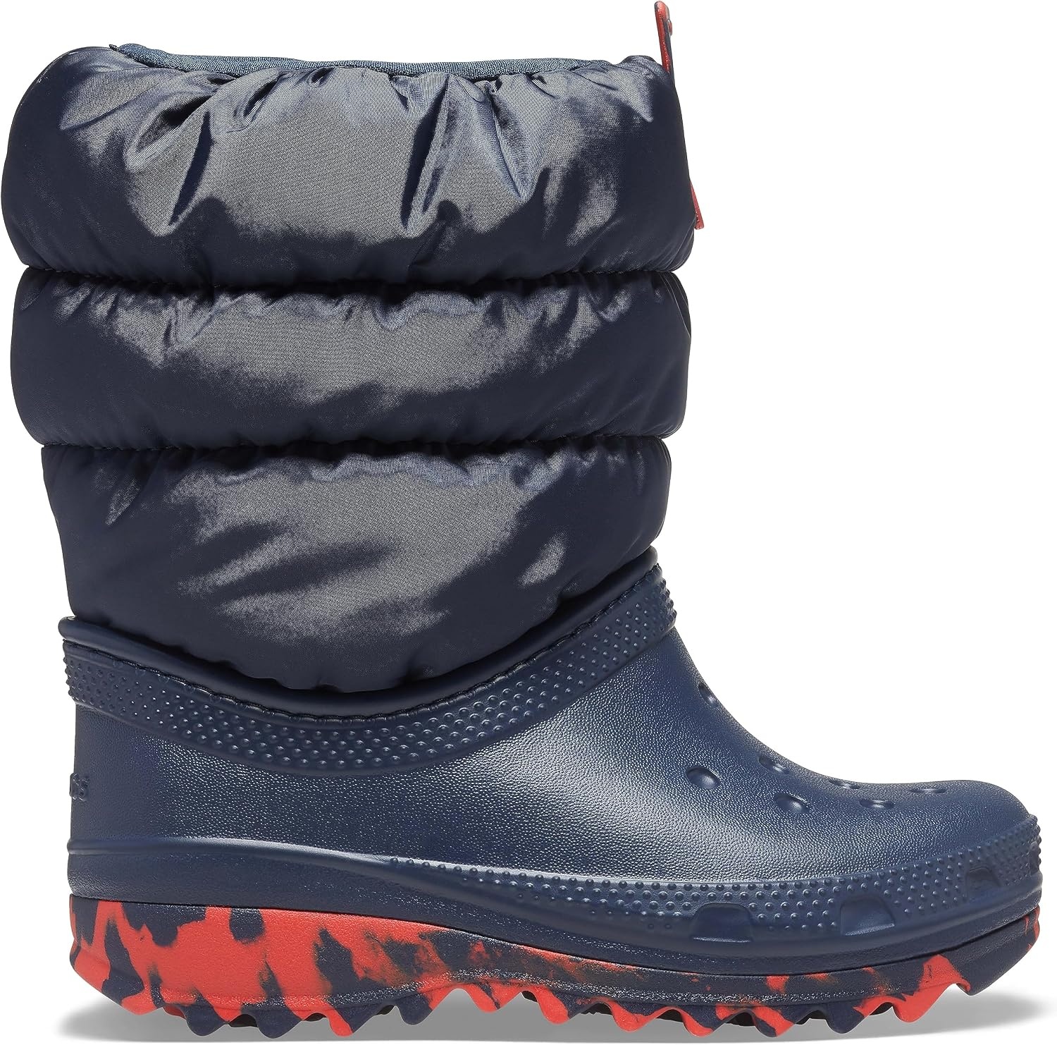 image:imageCrocs Kids Classic Lined Neo Puff BootNavy