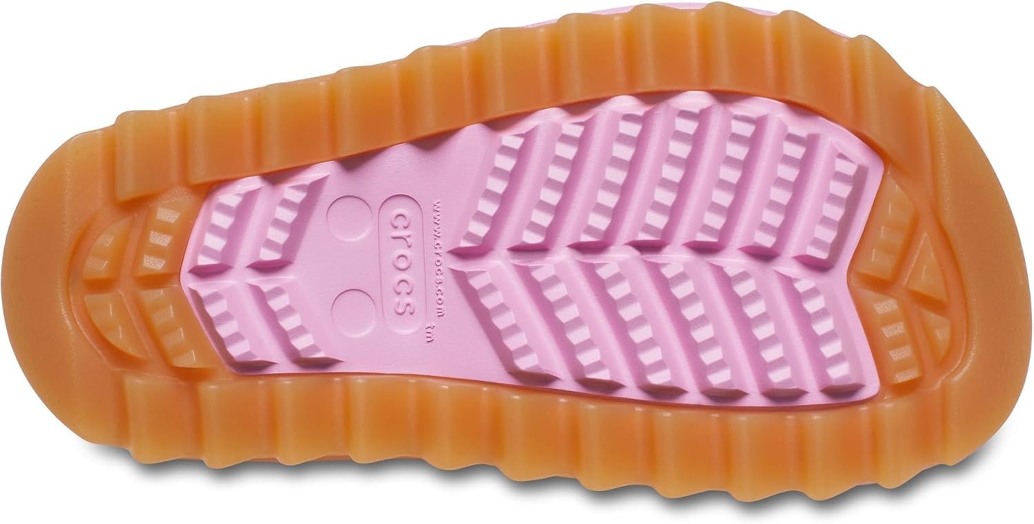 image:imageCrocs Kids Classic Lined Neo Puff BootPink TweedGum