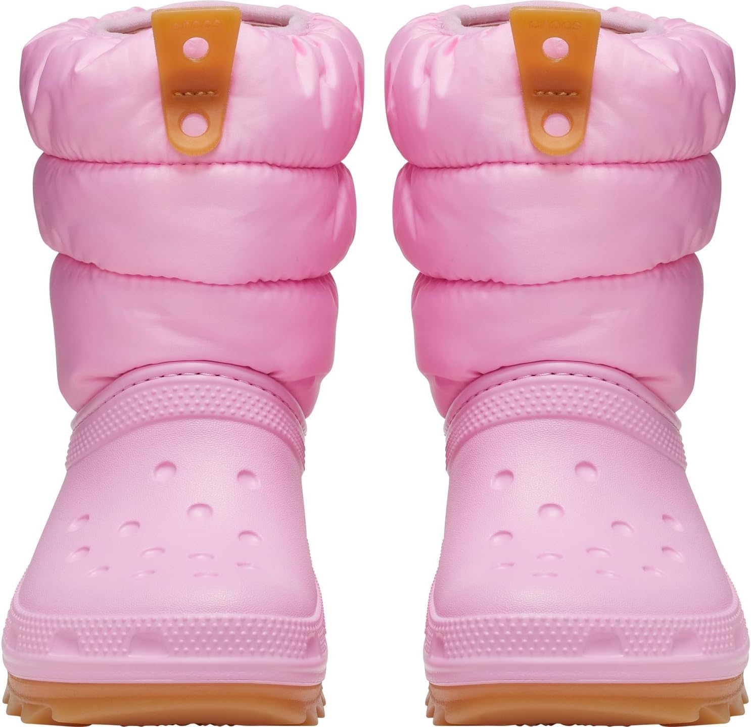 image:imageCrocs Kids Classic Lined Neo Puff BootPink TweedGum