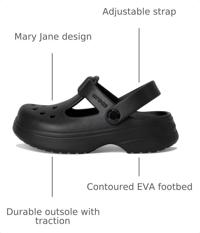 image:imageCrocs Kids Classic Mary Jane Clogs Little KidBig KidBlack