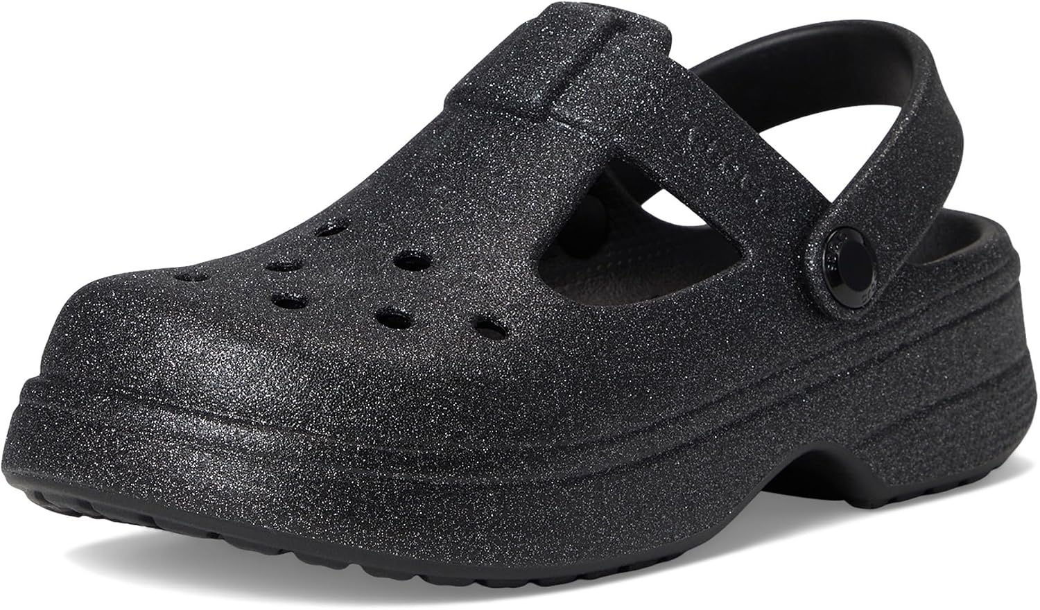 image:imageCrocs Kids Classic Mary Jane Clogs Little KidBig KidBlack Glitter