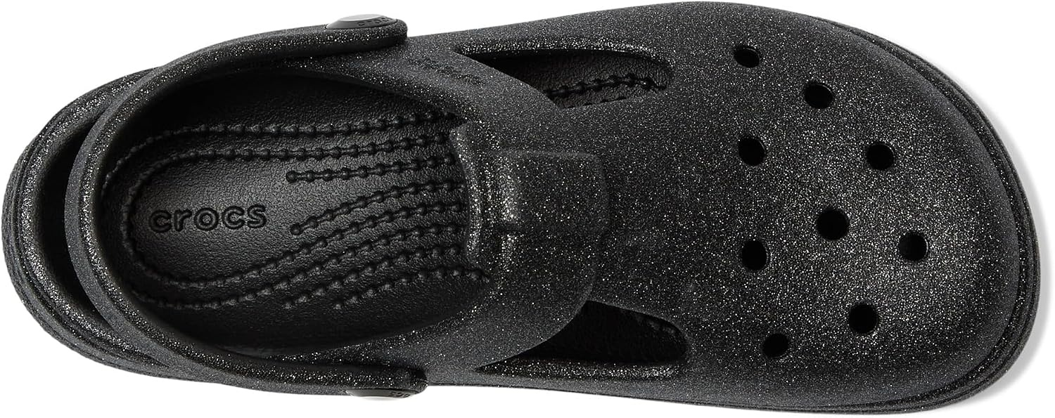 image:imageCrocs Kids Classic Mary Jane Clogs Little KidBig KidBlack Glitter