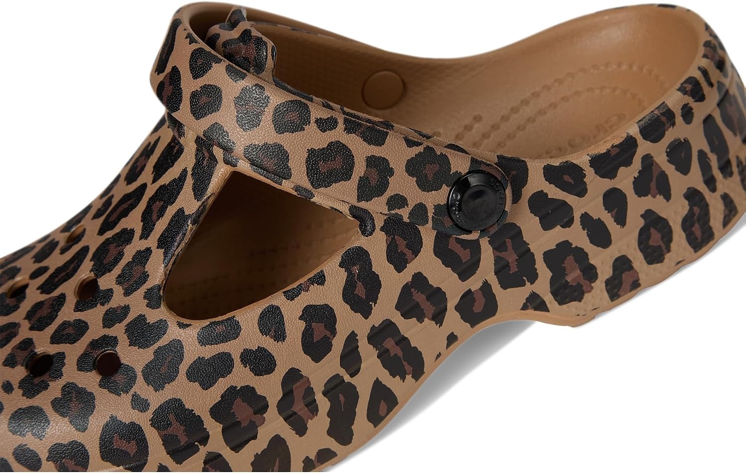 image:imageCrocs Kids Classic Mary Jane Clogs Little KidBig KidSepiaLeopard