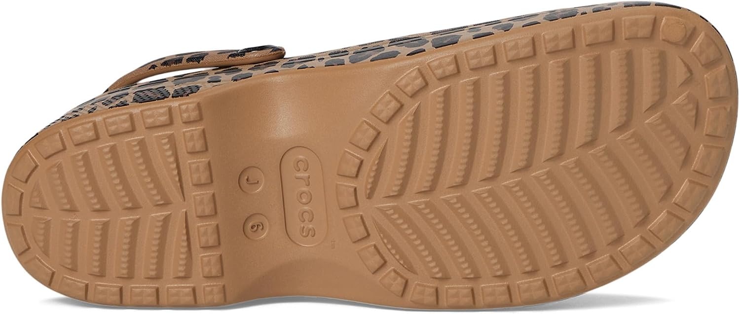 image:imageCrocs Kids Classic Mary Jane Clogs Little KidBig KidSepiaLeopard