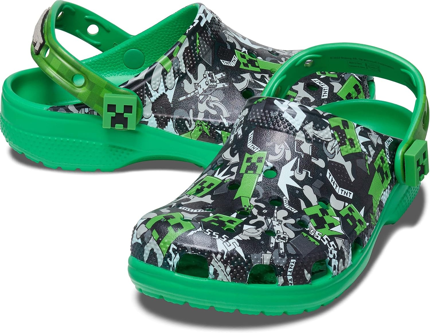 image:imageCrocs Kids Classic Minecraft ClogsMulti Black