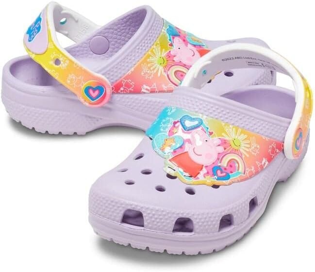 image:imageCrocs Kids Classic Peppa Pig ClogsLavender