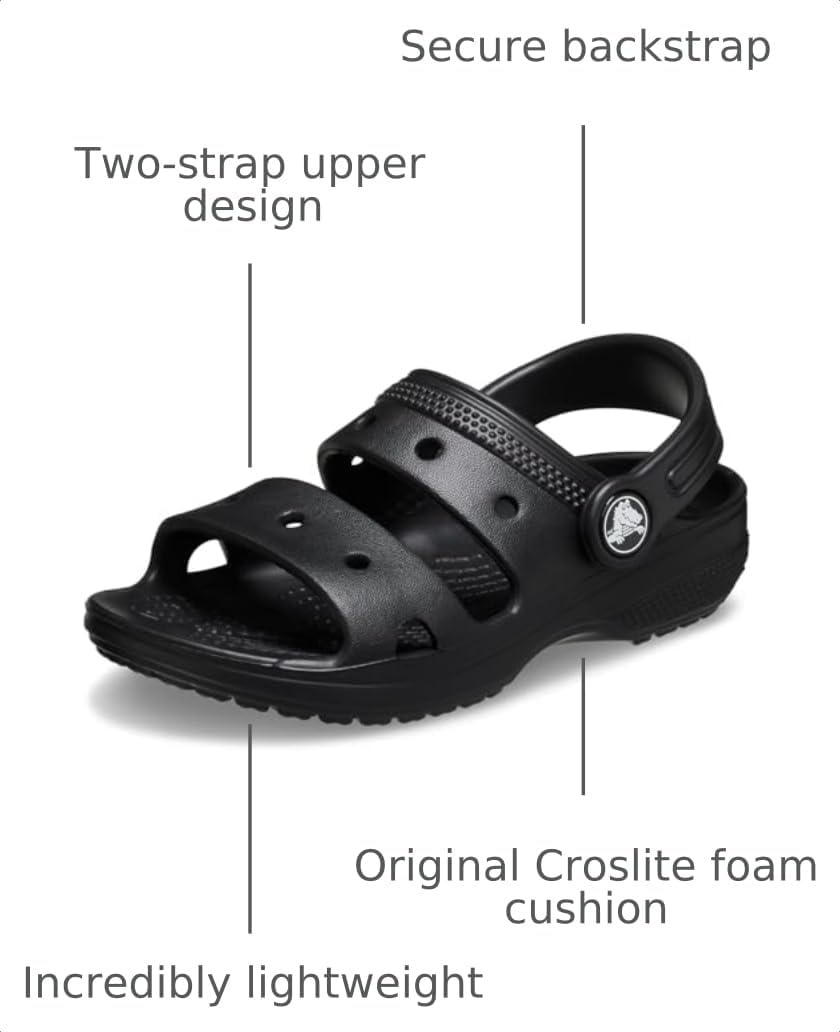 image:imageCrocs Kids Classic Sandal V2 ToddlerBlack