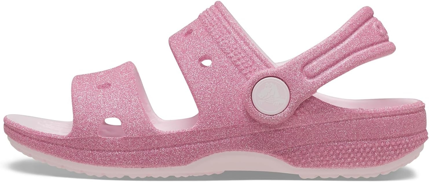 image:imageCrocs Kids Classic Sandal V2 ToddlerPink MilkGlitter