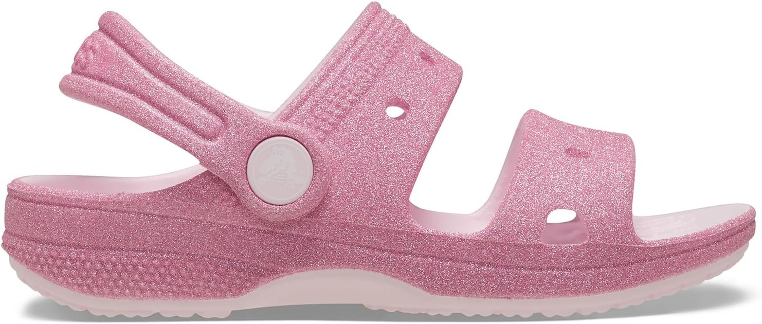 image:imageCrocs Kids Classic Sandal V2 ToddlerPink MilkGlitter