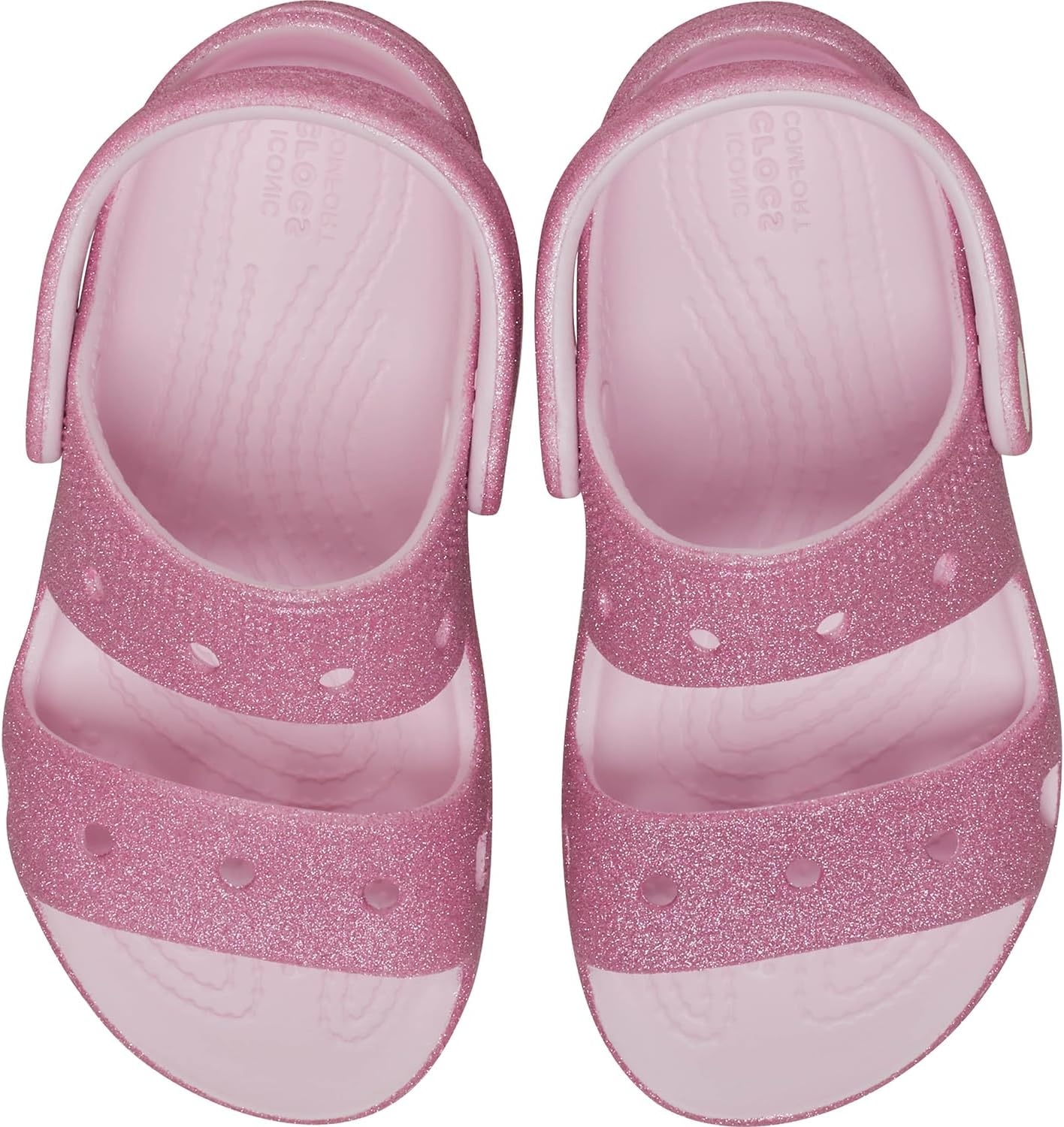 image:imageCrocs Kids Classic Sandal V2 ToddlerPink MilkGlitter