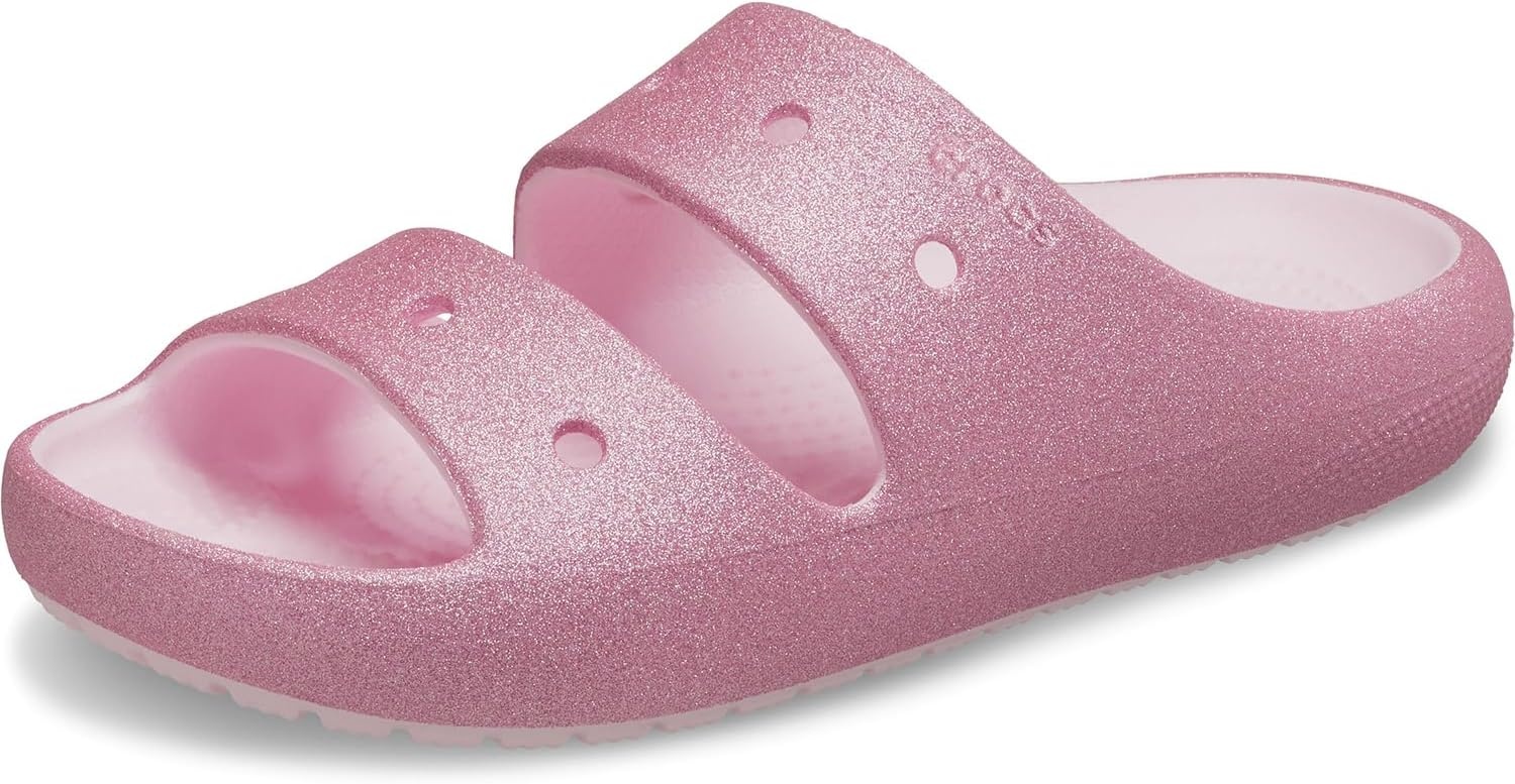 image:imageCrocs Kids Classic Sandal V2 ToddlerPink MilkGlitter
