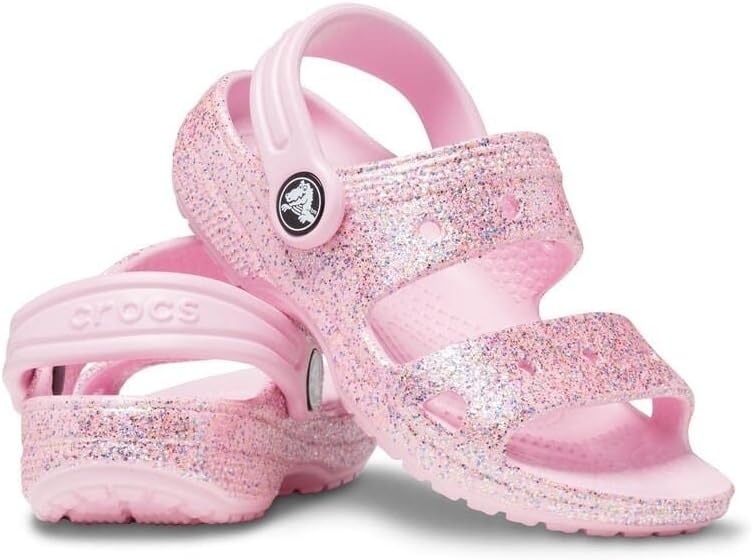 image:imageCrocs Kids Classic SandalsRainbow Glitter