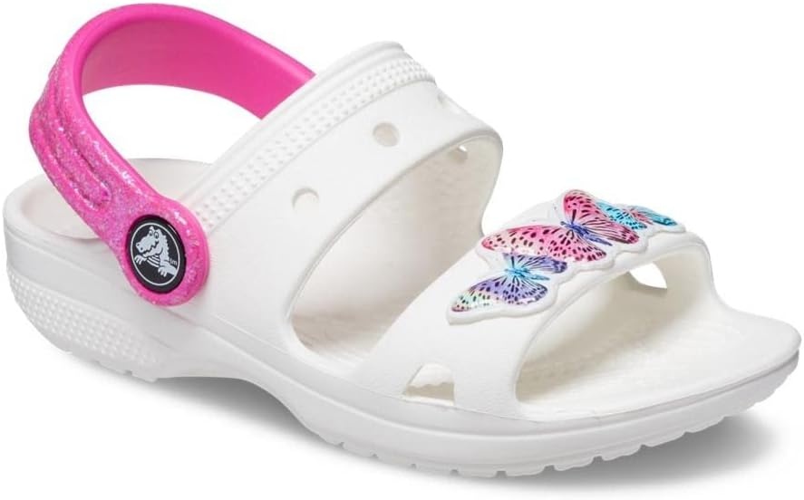 image:imageCrocs Kids Classic SandalsWhiteEmbellished