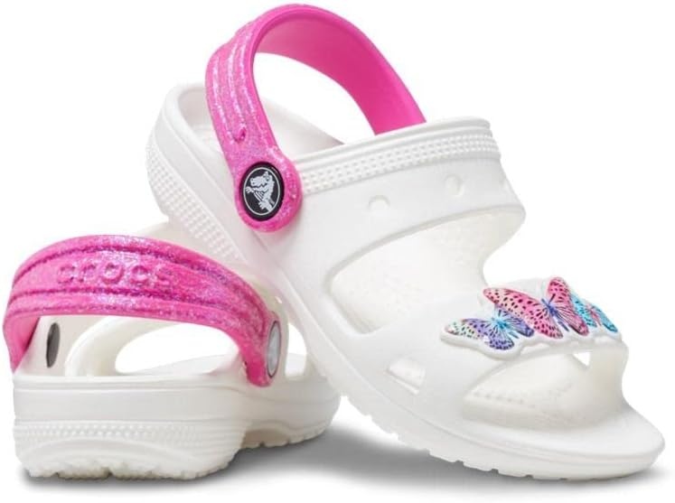 image:imageCrocs Kids Classic SandalsWhiteEmbellished