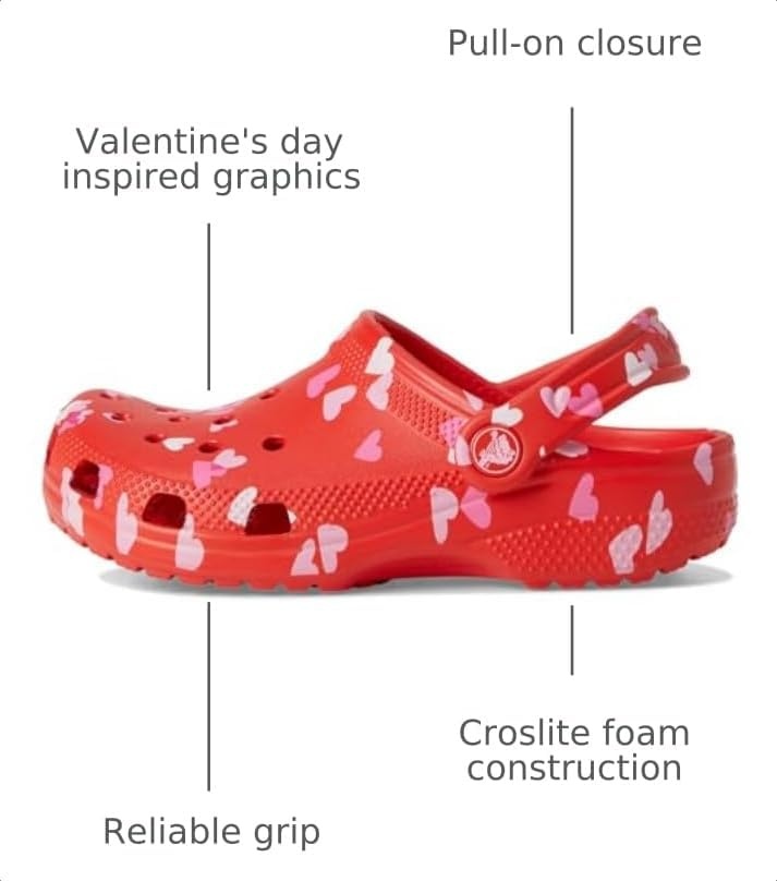 image:imageCrocs Kids Classic Seasonal Graphic ClogsCherry Red