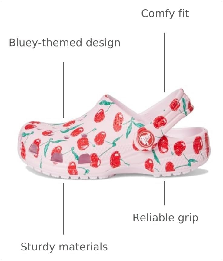 image:imageCrocs Kids Classic Seasonal Graphic ClogsPink Milk