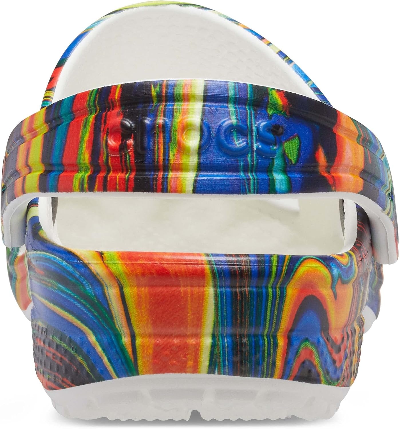 image:imageCrocs Kids Classic Tie Dye ClogsBright CobaltWhite