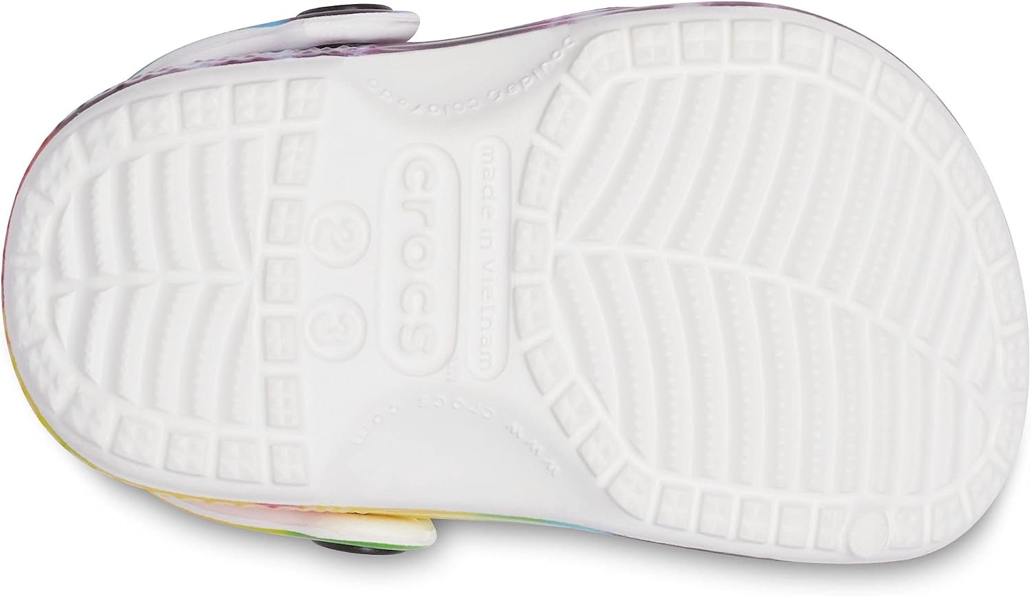 image:imageCrocs Kids Classic Tie Dye ClogsRainbow Tie Dye