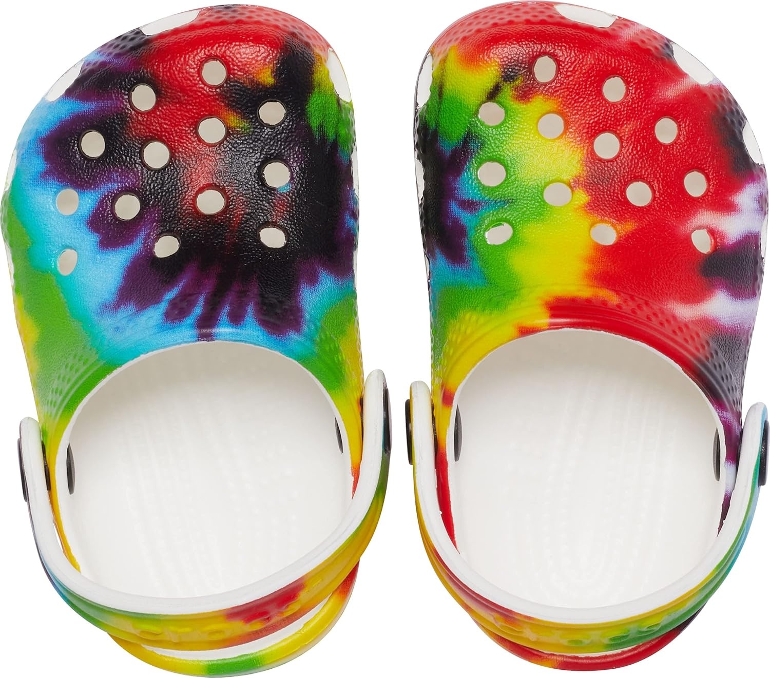 image:imageCrocs Kids Classic Tie Dye ClogsRainbow Tie Dye