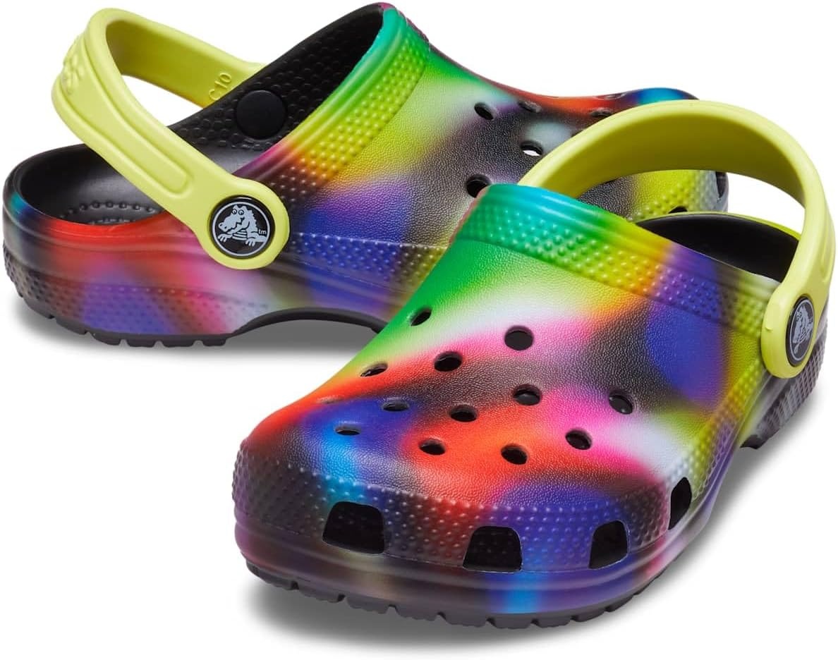 image:imageCrocs Kids Classic Tie Dye ClogsSolar Rainbow
