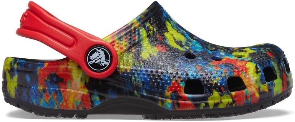 image:imageCrocs Kids Classic Tie Dye ClogsSplatter DyeRed