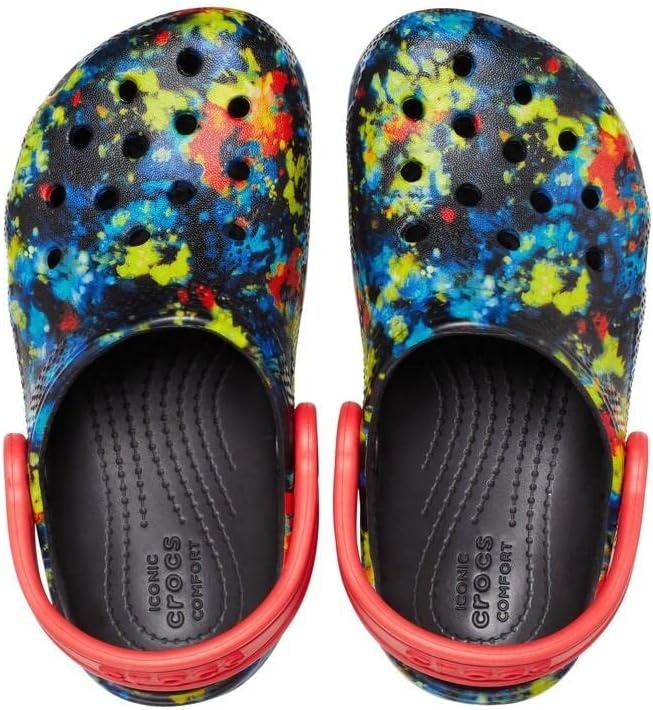 image:imageCrocs Kids Classic Tie Dye ClogsSplatter DyeRed