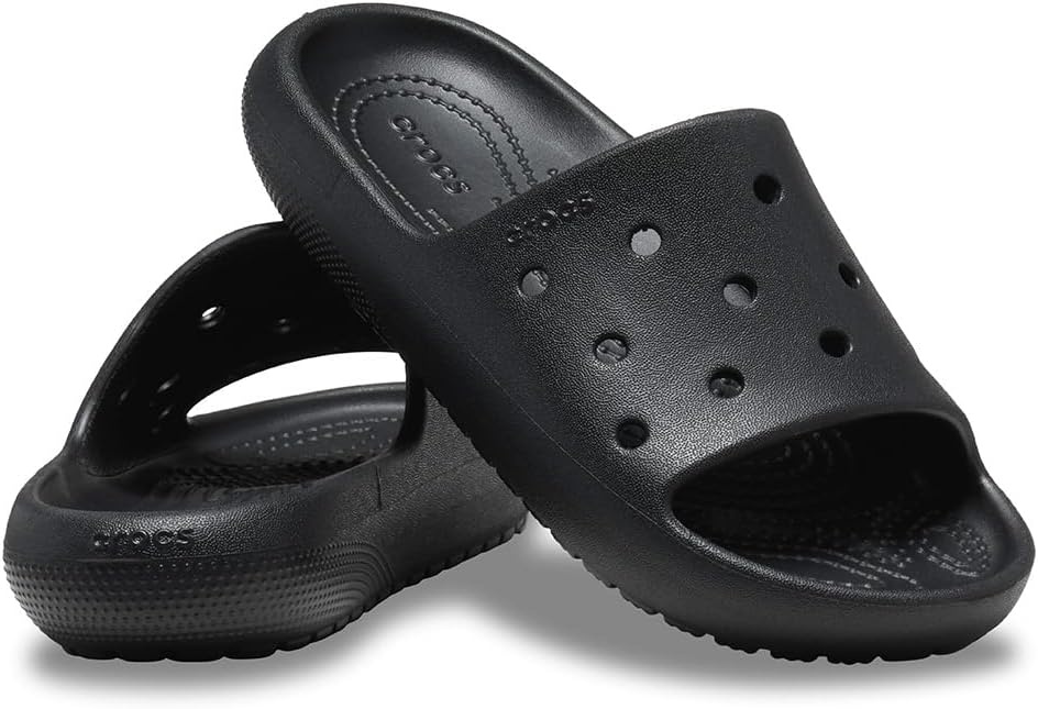 image:imageCrocs Kids Classic V2 SlidesBlack