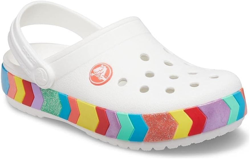 image:imageCrocs Kids Crocband Chevron ClogWhite