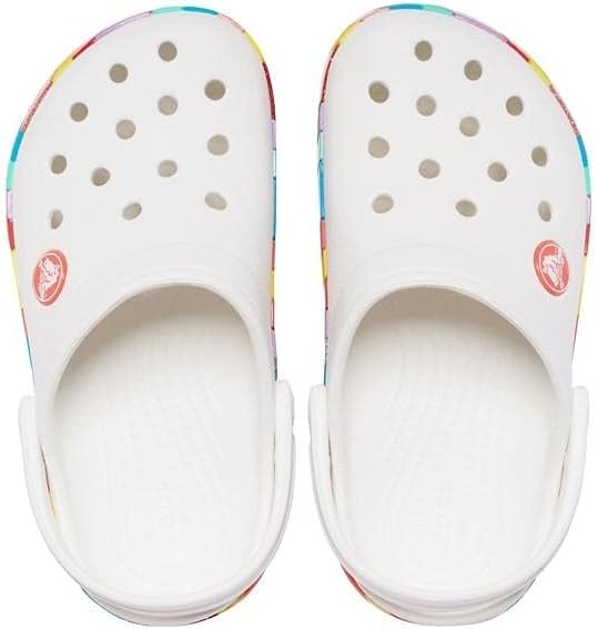 image:imageCrocs Kids Crocband Chevron ClogWhite