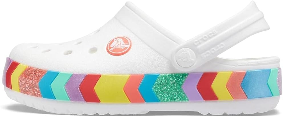 image:imageCrocs Kids Crocband Chevron ClogWhite