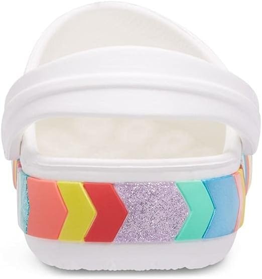 image:imageCrocs Kids Crocband Chevron ClogWhite