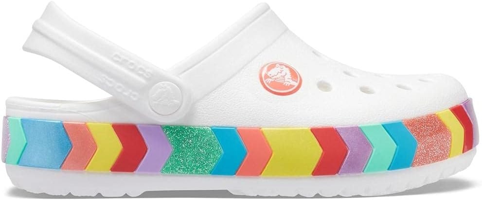 image:imageCrocs Kids Crocband Chevron ClogWhite