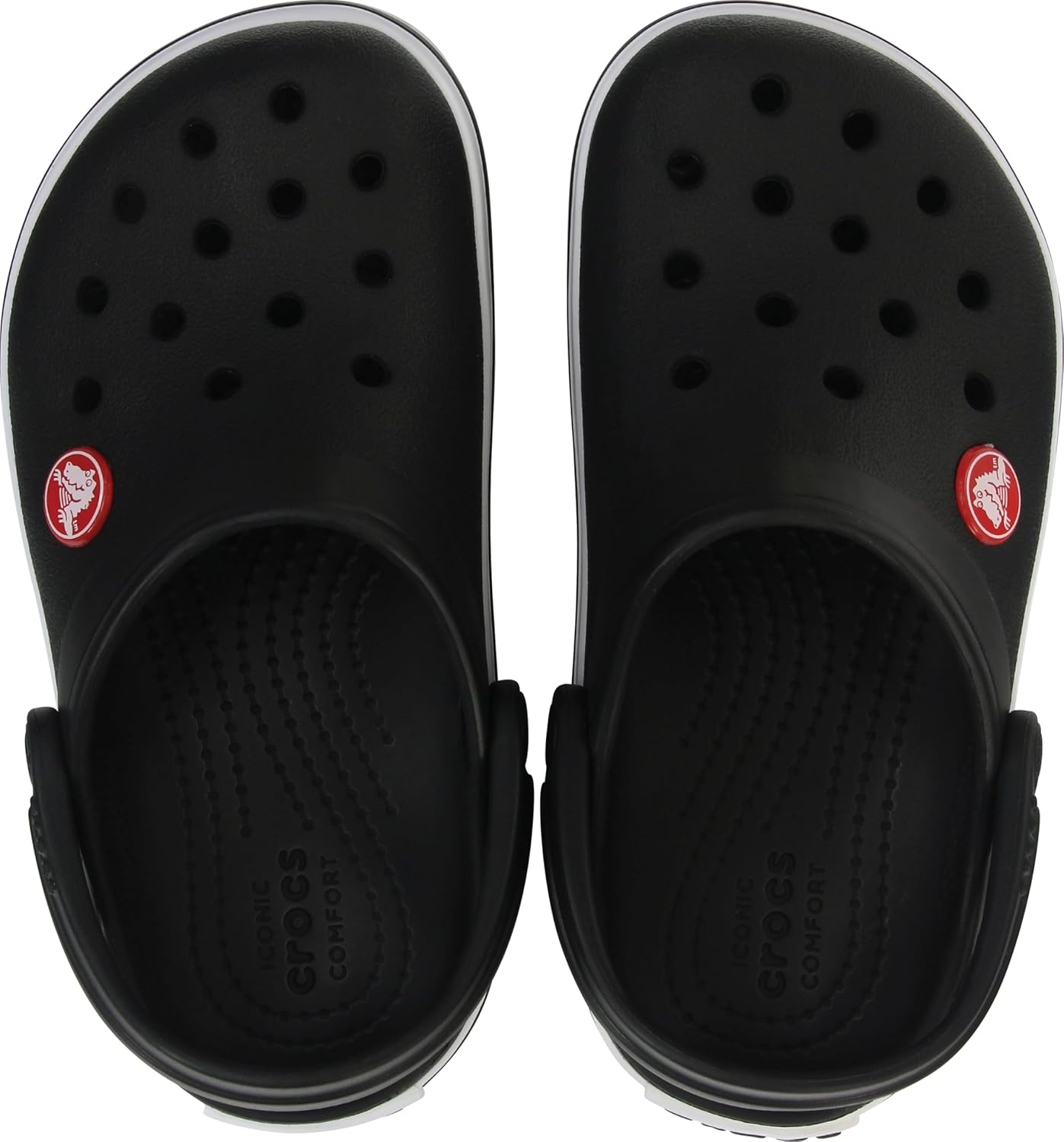image:imageCrocs Kids Crocband ClogsBlackWhite