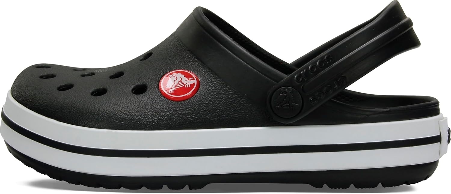 image:imageCrocs Kids Crocband ClogsBlackWhite