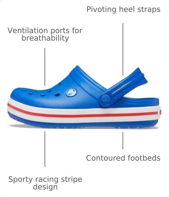 image:imageCrocs Kids Crocband ClogsBlue Bolt
