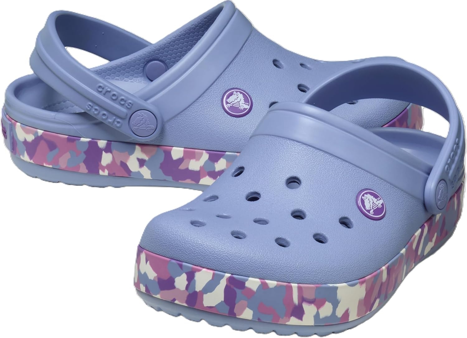 image:imageCrocs Kids Crocband ClogsGlow ConfettiBlue Haze