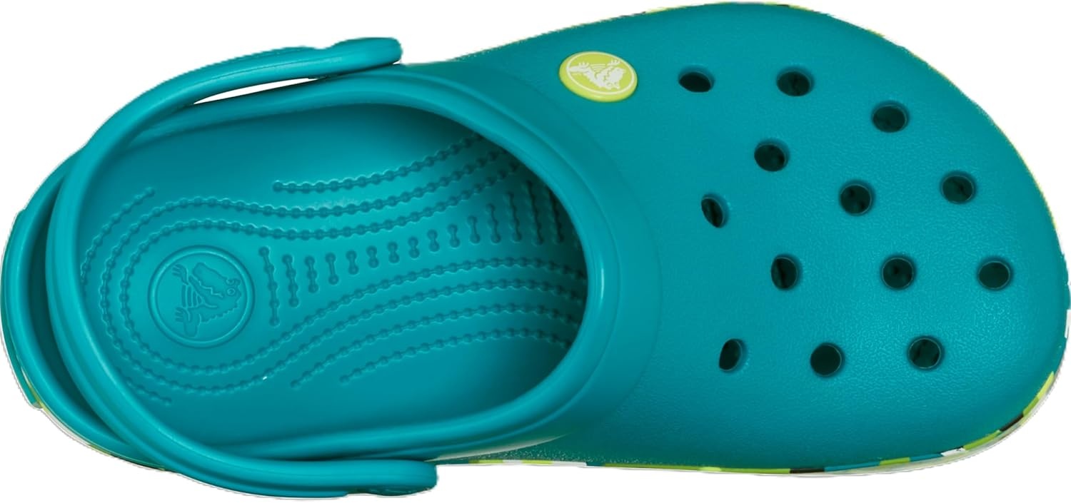 image:imageCrocs Kids Crocband ClogsGlow ConfettiTurbo Teal