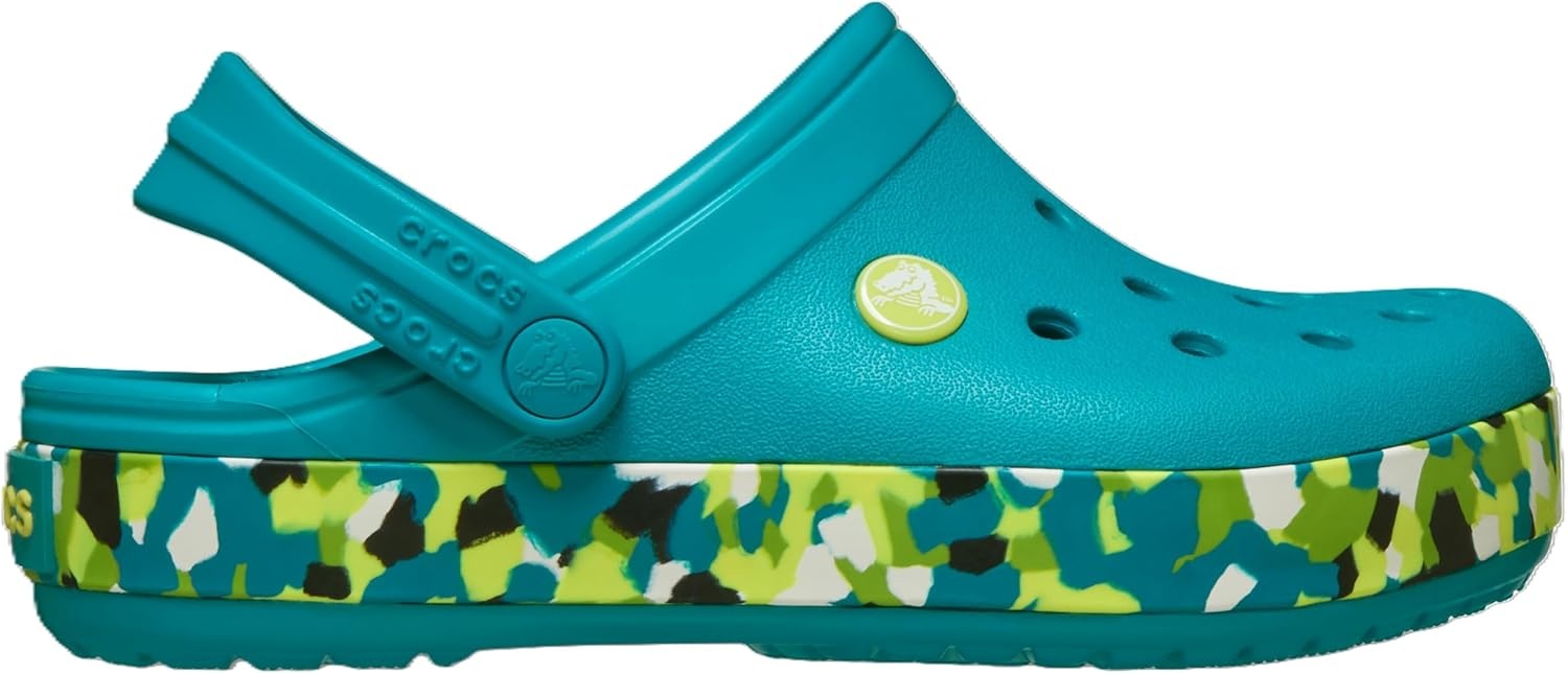 image:imageCrocs Kids Crocband ClogsGlow ConfettiTurbo Teal