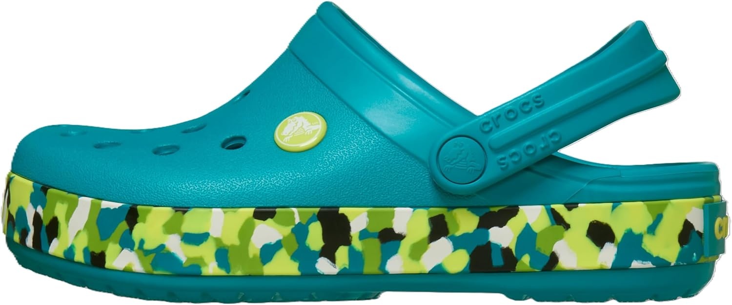 image:imageCrocs Kids Crocband ClogsGlow ConfettiTurbo Teal