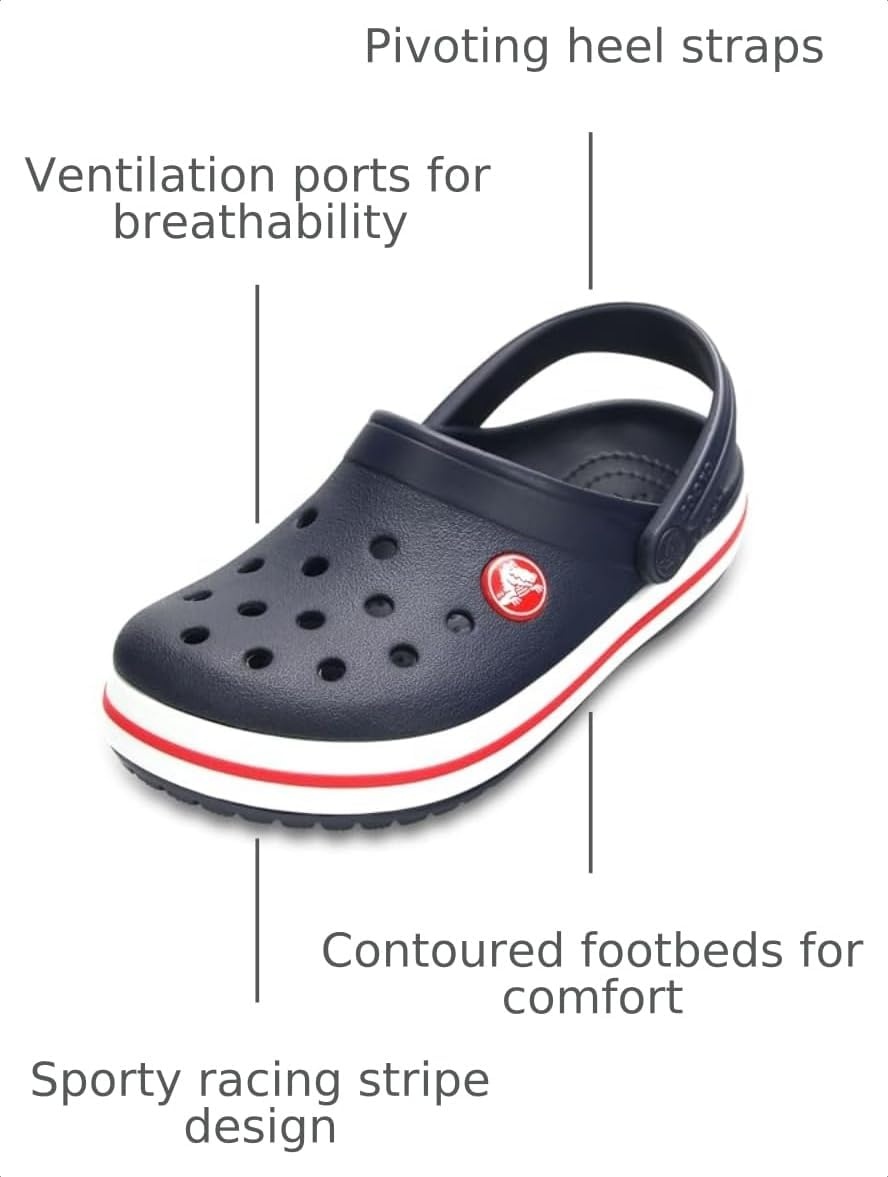image:imageCrocs Kids Crocband ClogsNavyRed