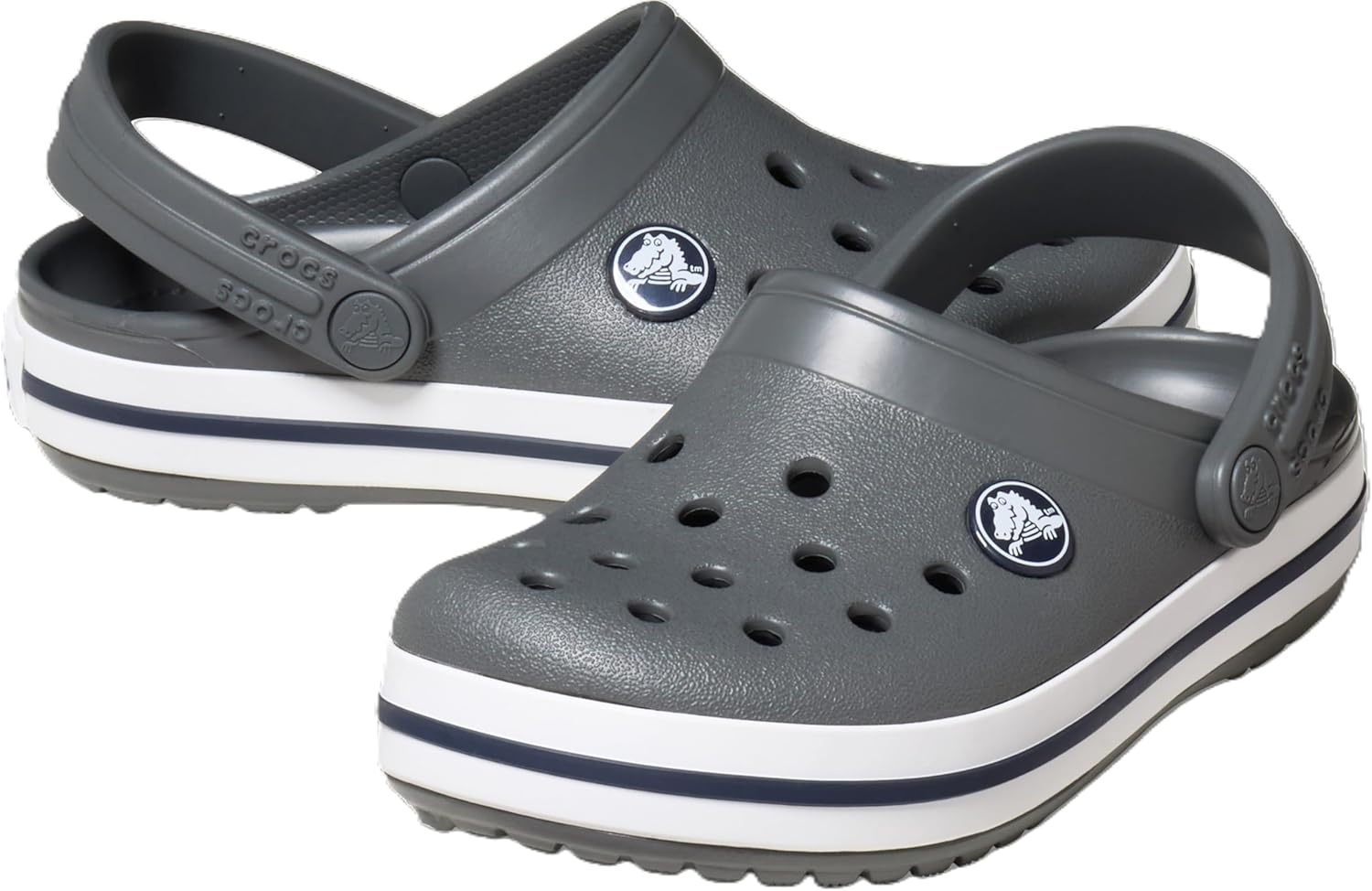 image:imageCrocs Kids Crocband ClogsSlate GreyNavy