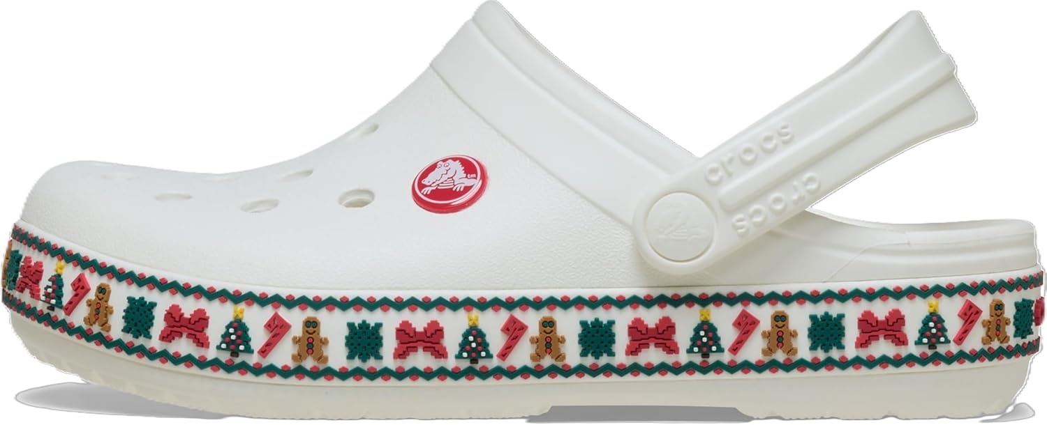image:imageCrocs Kids Crocband ClogsWhite Holiday