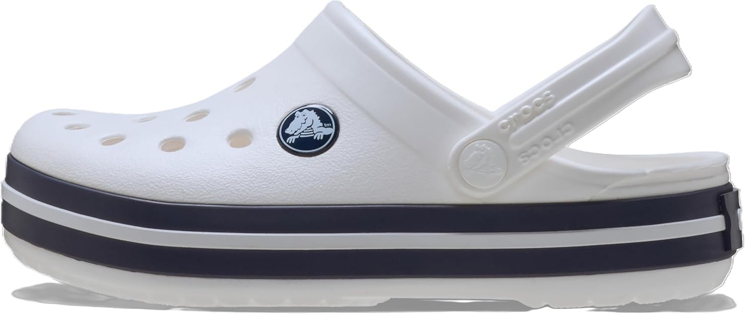 image:imageCrocs Kids Crocband ClogsWhiteNavy