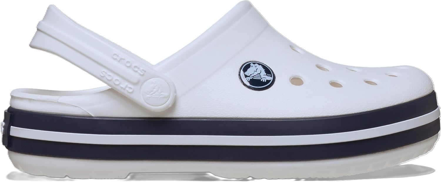 image:imageCrocs Kids Crocband ClogsWhiteNavy
