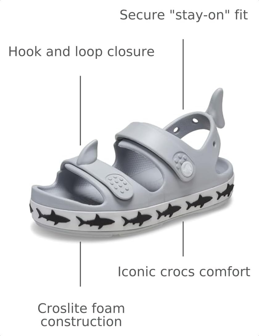 image:imageCrocs Kids Crocband Cruiser SandalsLight Grey